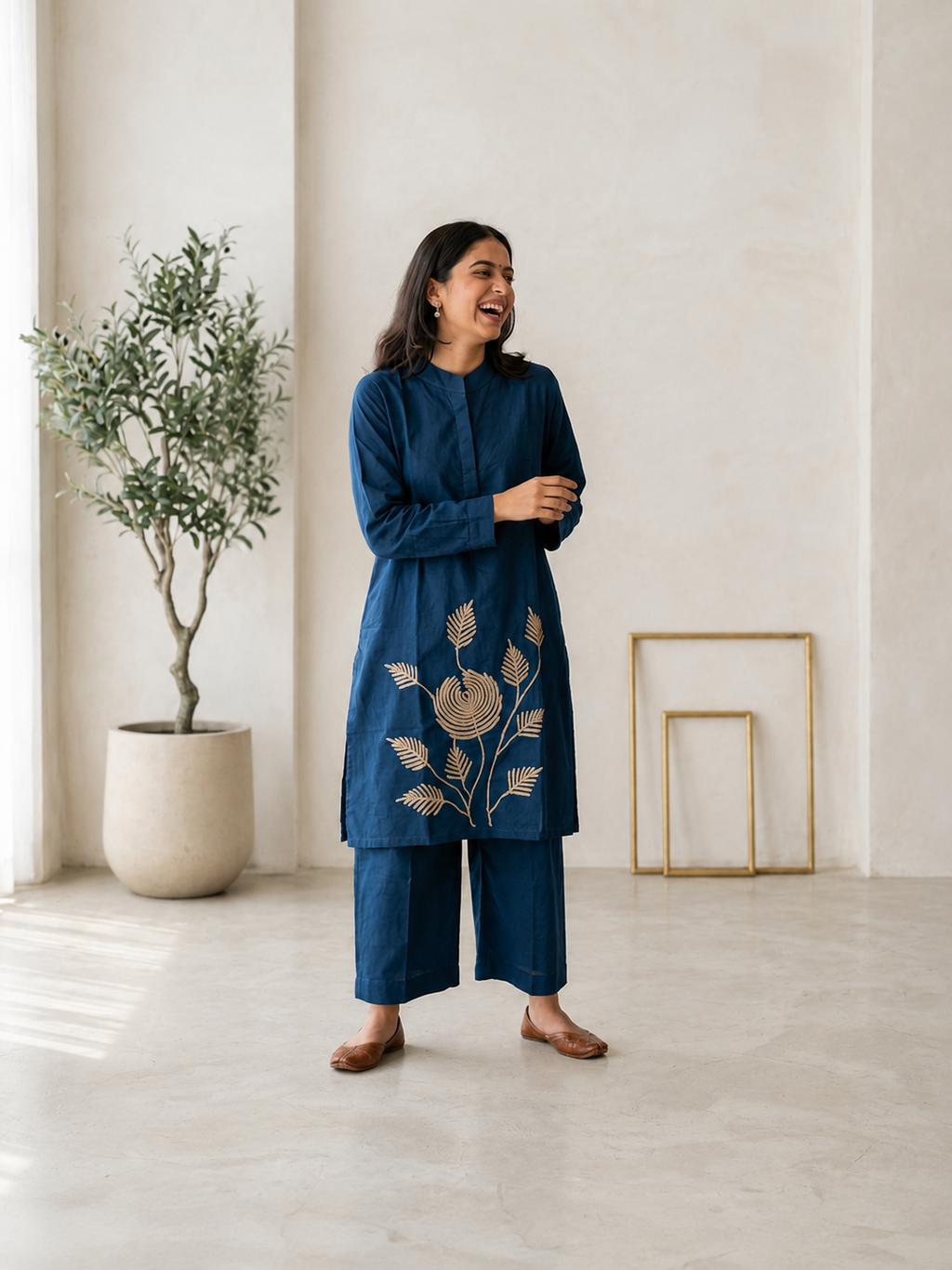 ✨ Elegant Cotton Co-ord Set – Minimal Graceful ✨