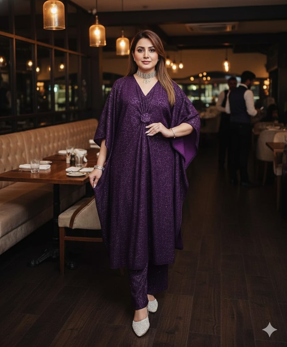 Elegant kaftan Co-ord Set -