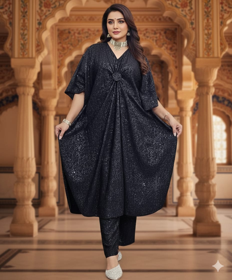 Elegant kaftan Co-ord Set -