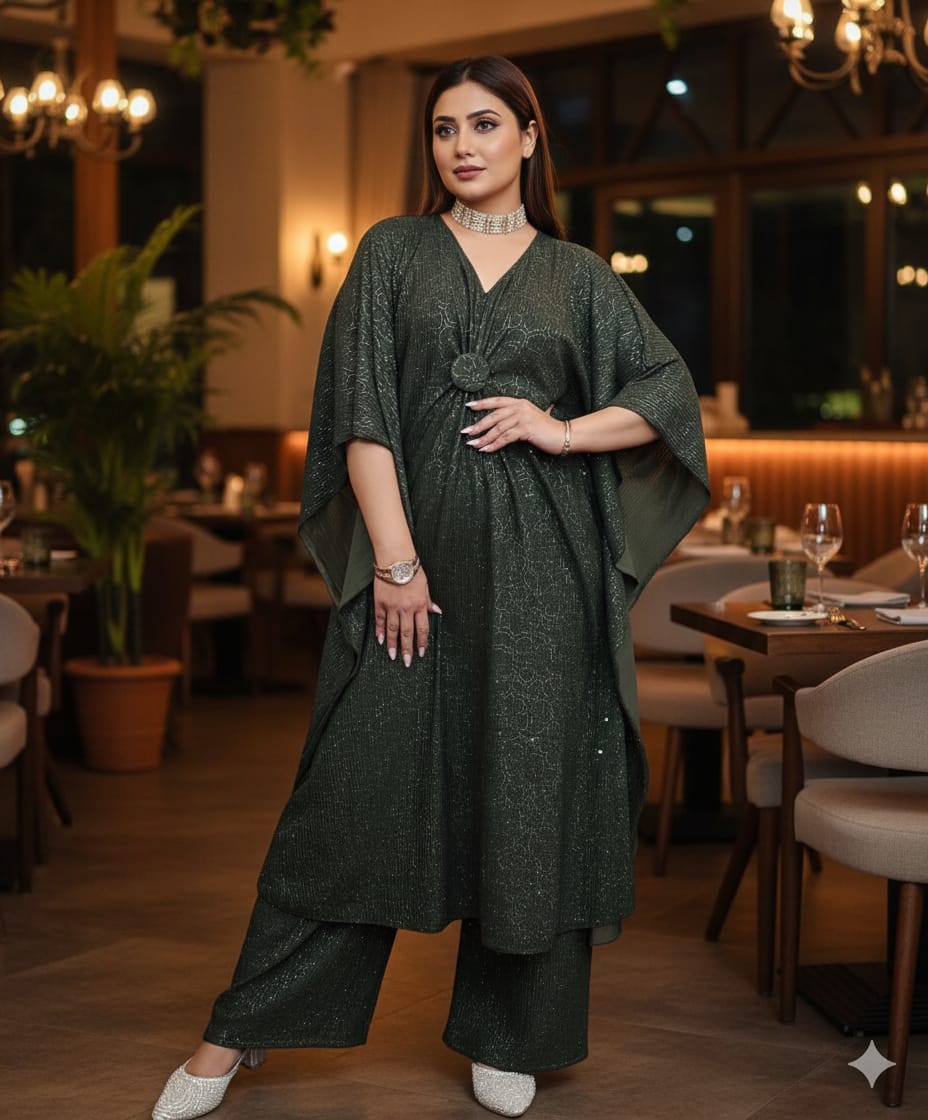 Elegant kaftan Co-ord Set -