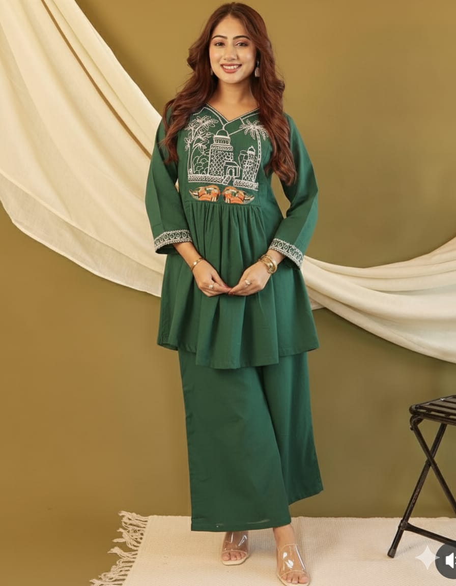 Cotton kurti set
