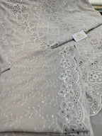 Georgette heavy embroidery unstiched suit -