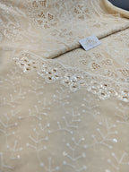 Georgette heavy embroidery unstiched suit -