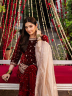 velvet embroidery suit