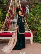 velvet embroidery suit
