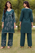 Embroidered Co-Ord Set