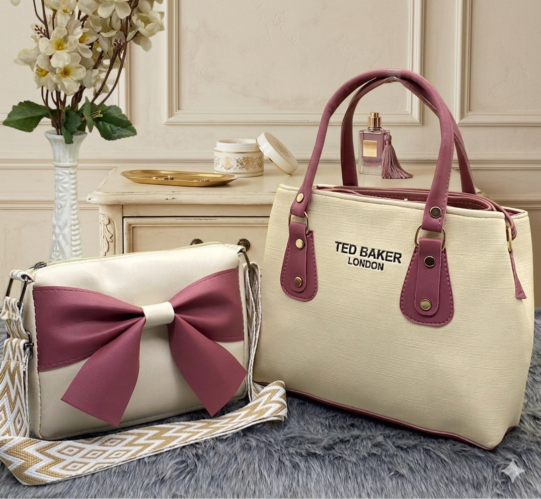 Premium PU Vegan Leather Sling Bag Combo (Set of 2)