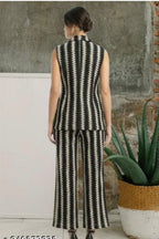 Monochrome Chevron Modal Co-ord Set