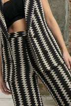 Monochrome Chevron Modal Co-ord Set