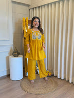 Cotton Stitched Kurti Set