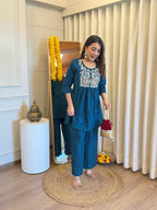 Cotton Stitched Kurti Set