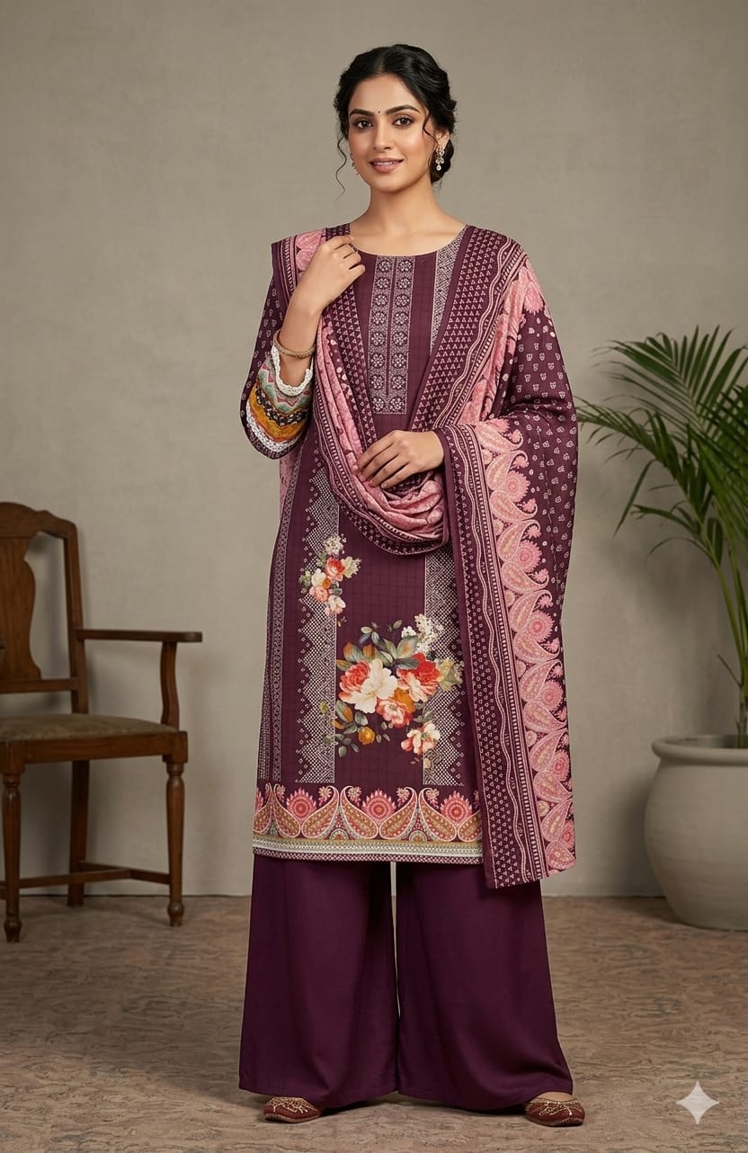 Pure Cotton Palazzo Set.