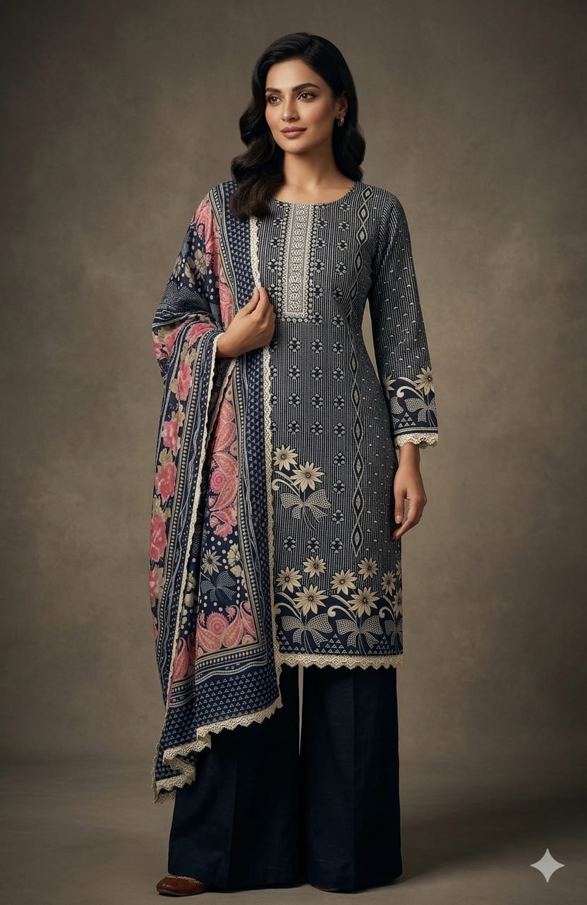 Pure Cotton Palazzo Set.