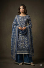 Pure Cotton Palazzo Set.