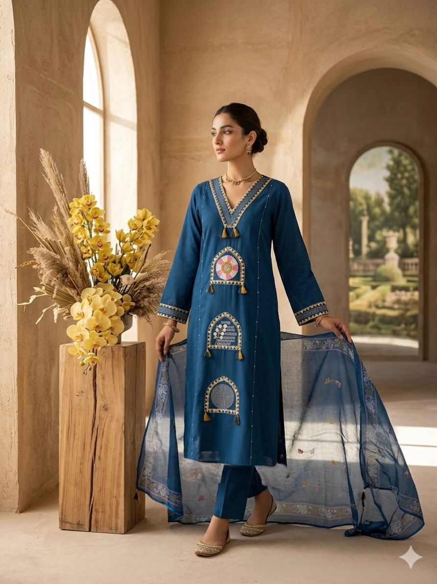 Pure Mal Cotton Kurtis Set