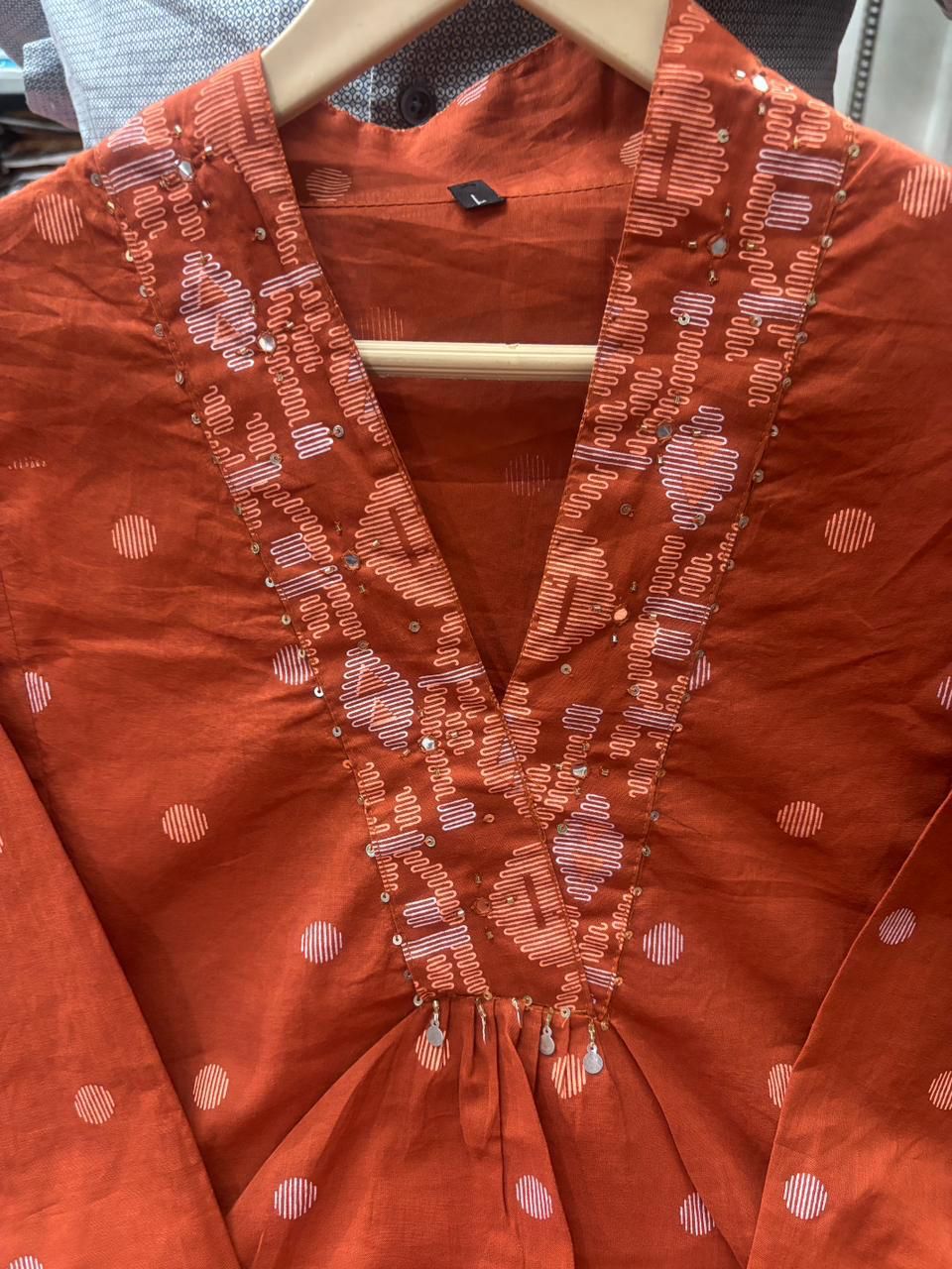 Premium Cotton Anarkali Suit Set