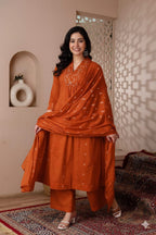 Premium Cotton Anarkali Suit Set