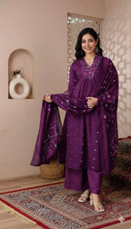 Premium Cotton Anarkali Suit Set