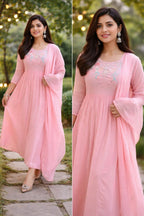Festive Embroidered Pure Cotton 3-Piece Set