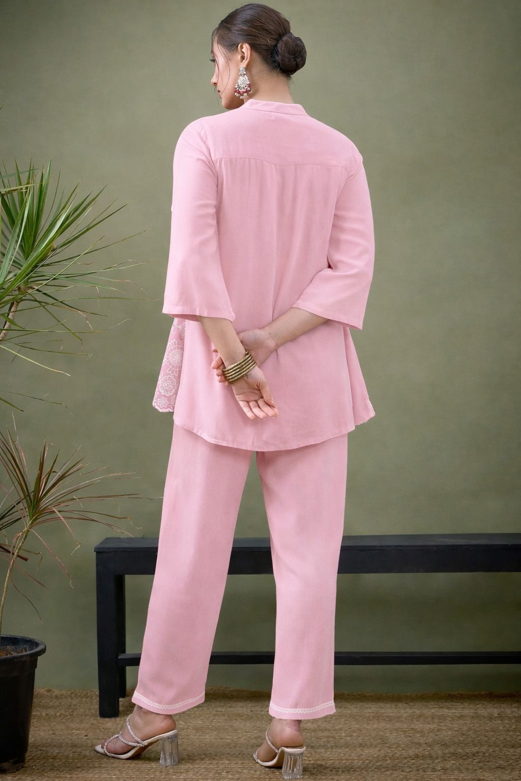 Premium Embroidered Cotton Co-ord Set with Pocket