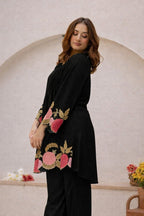 Premium Embroidered Cotton Co-ord Set