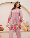 Premium Embroidered Cotton Co-ord Set