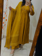 Original Mirror Work Cotton Suit Set