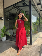 Premium Cotton Flex Embroidered Kurta Set