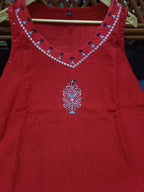 Premium Cotton Flex Embroidered Kurta Set
