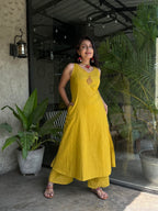 Premium Cotton Flex Embroidered Kurta Set
