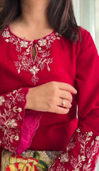 Cotton Hand Embroidery Co-ord Set