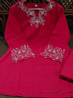 Cotton Hand Embroidery Co-ord Set