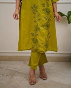 Elegant Pure Cotton Embroidered Kurta Suit Set