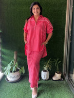 Smart Premium Woven Cotton Co-ord Set