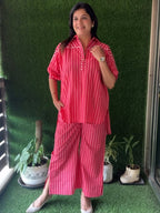 Smart Premium Woven Cotton Co-ord Set