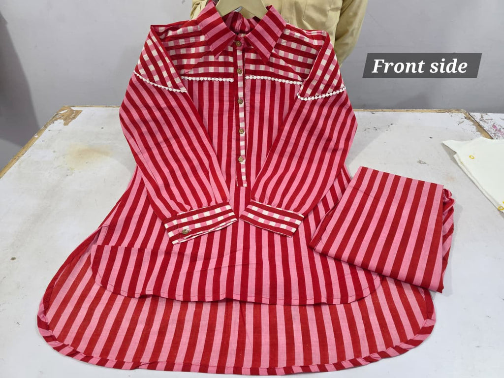 Smart Premium Woven Cotton Co-ord Set