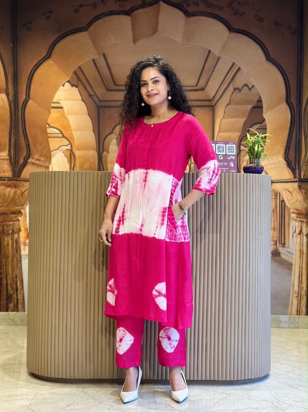 Premium Tie-Dye Fine Muslin Co-ord Set