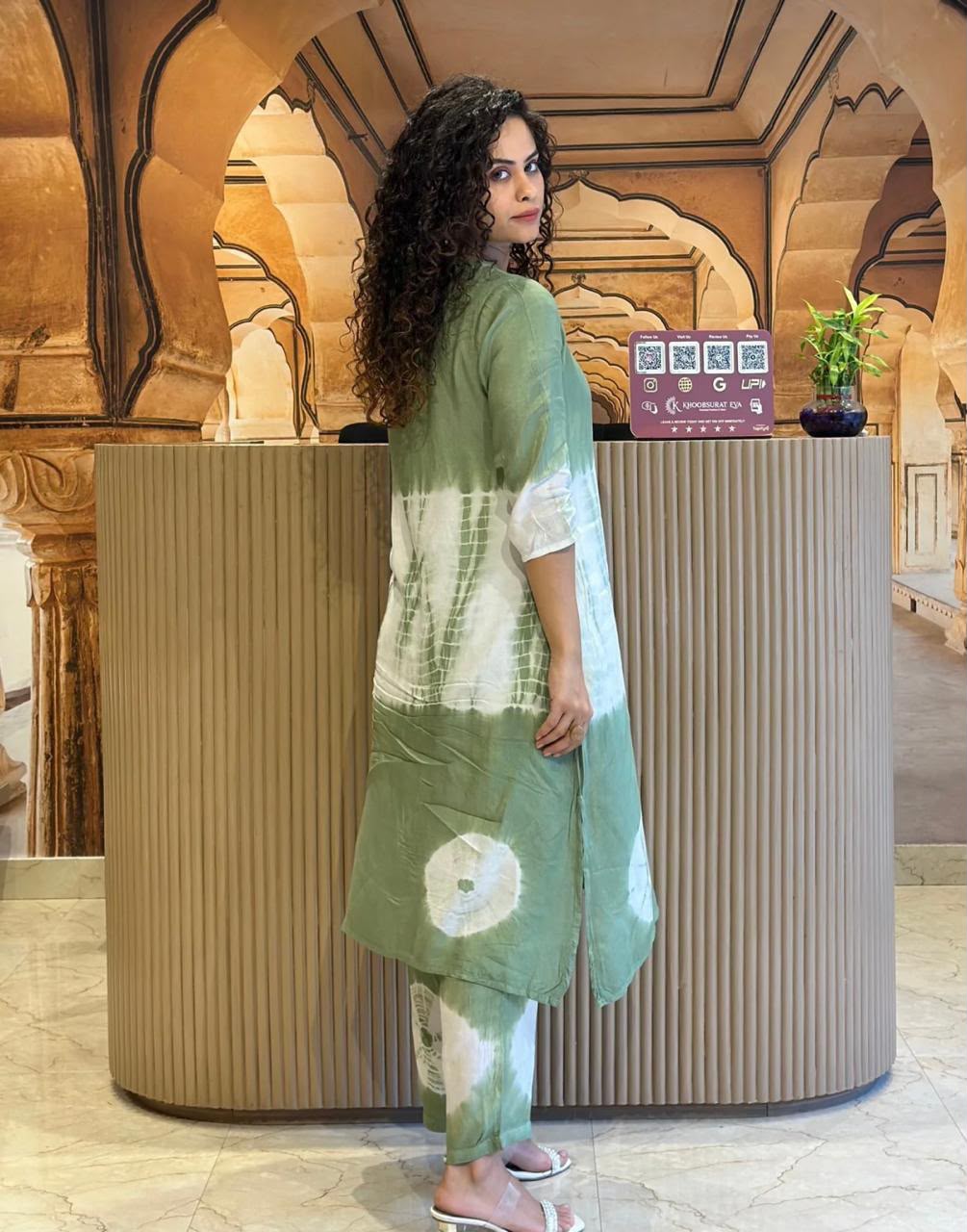 Premium Tie-Dye Fine Muslin Co-ord Set