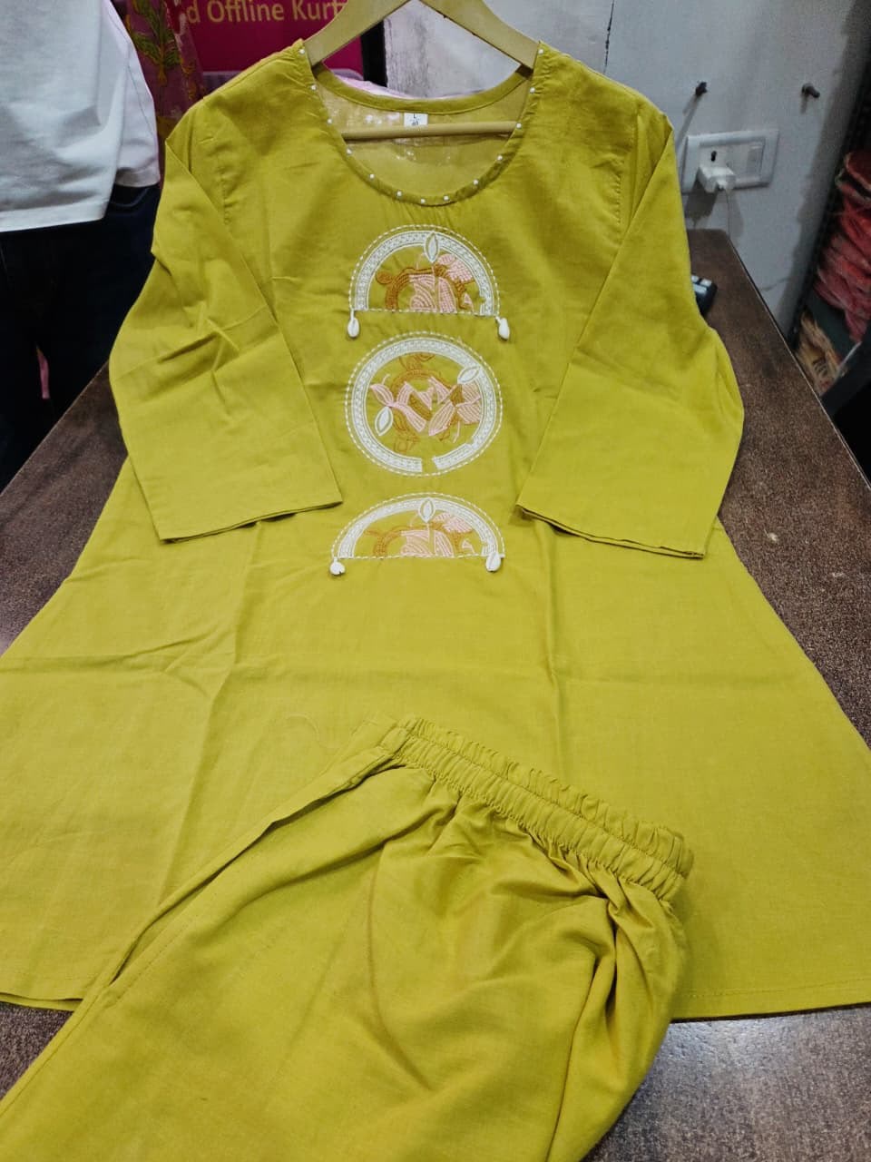 Premium Cotton Embroidered Summer Co-ord Set