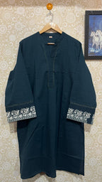Blue Embroidered Co-ord Set