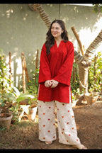 Pure Cotton Embroidered Co-Ord Set