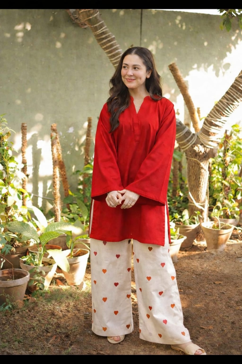 Pure Cotton Embroidered Co-Ord Set