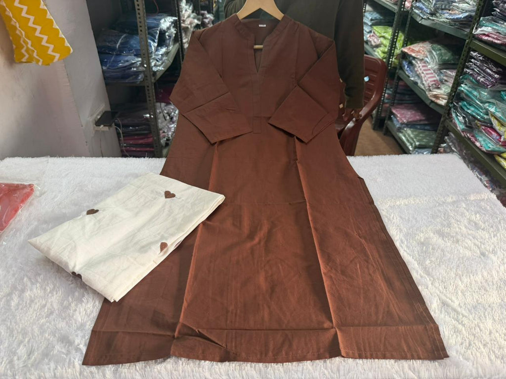 Pure Cotton Embroidered Co-Ord Set
