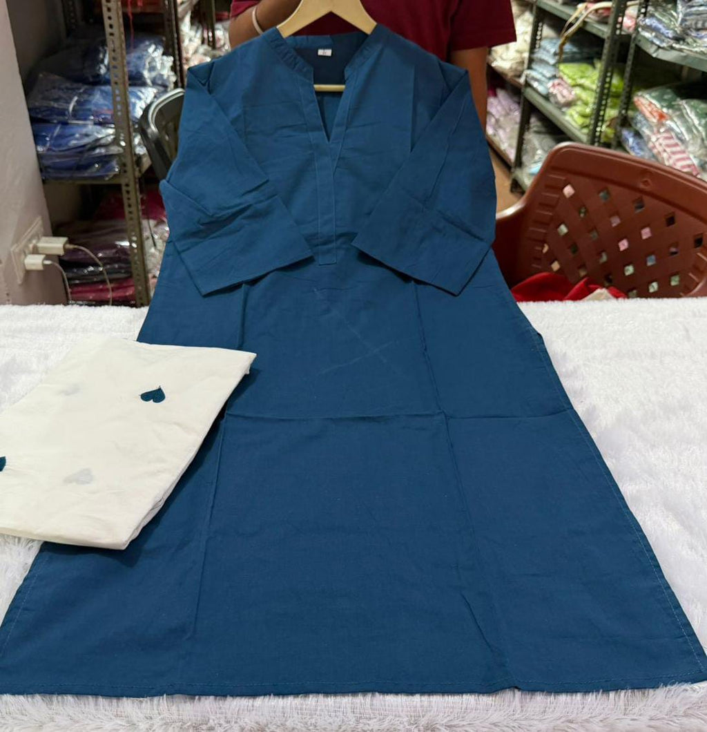 Pure Cotton Embroidered Co-Ord Set