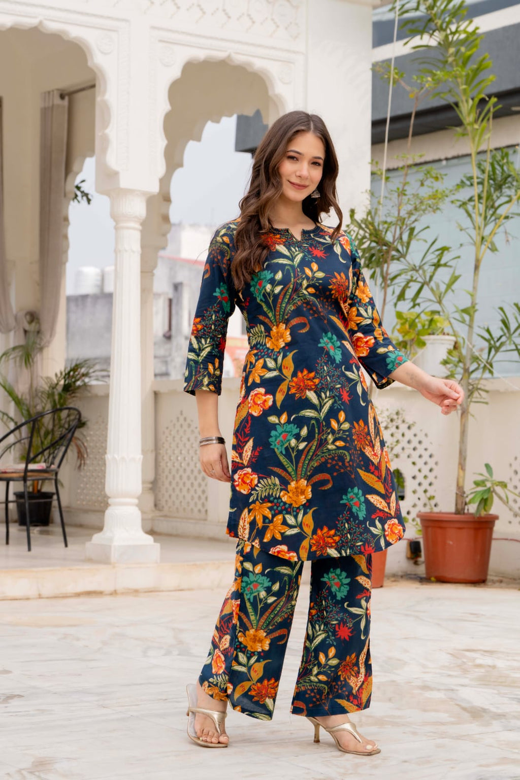 Premium Printed Cotton Co-Ord / Kurta Set ✨