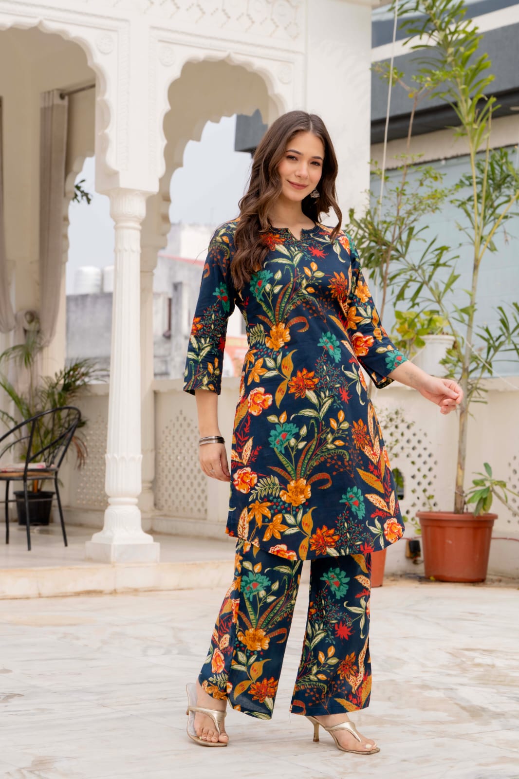 Premium Printed Cotton Co-Ord / Kurta Set ✨