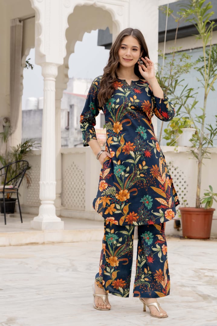 Premium Printed Cotton Co-Ord / Kurta Set ✨
