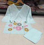 Thread Work Embroidered Co-ord Set