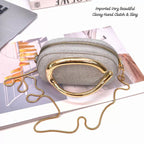 IMPORTED HAND CLUTCH WITH SLING BAG