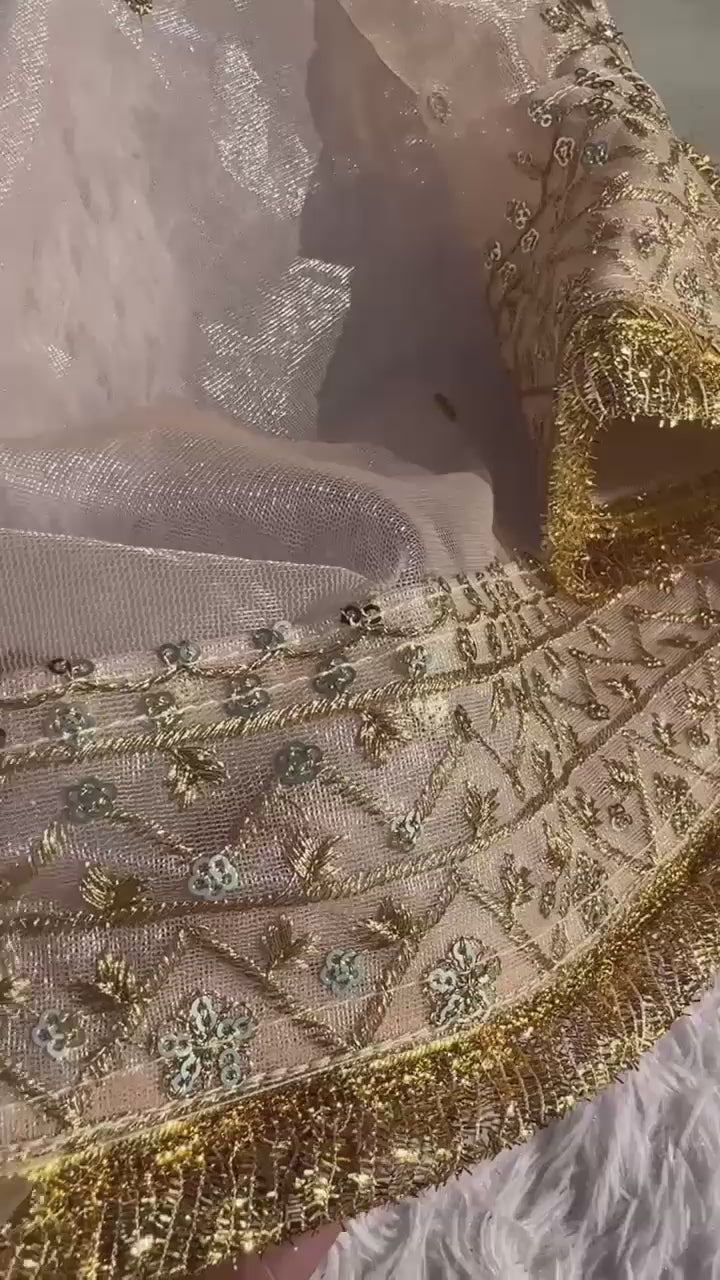 Georgette Heavy Sequence Work Unstiched Suit